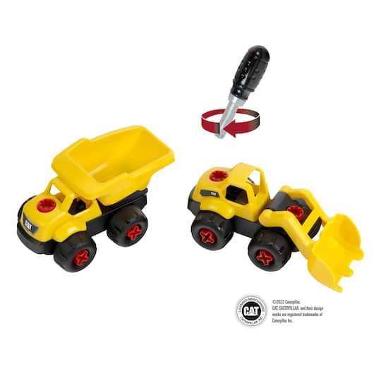 Theo Klein CAT® Excavator Tool Truck 4-in-1 Set
